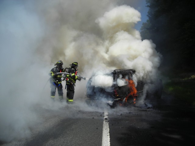 Car Fire - GSP North 08/17/08 